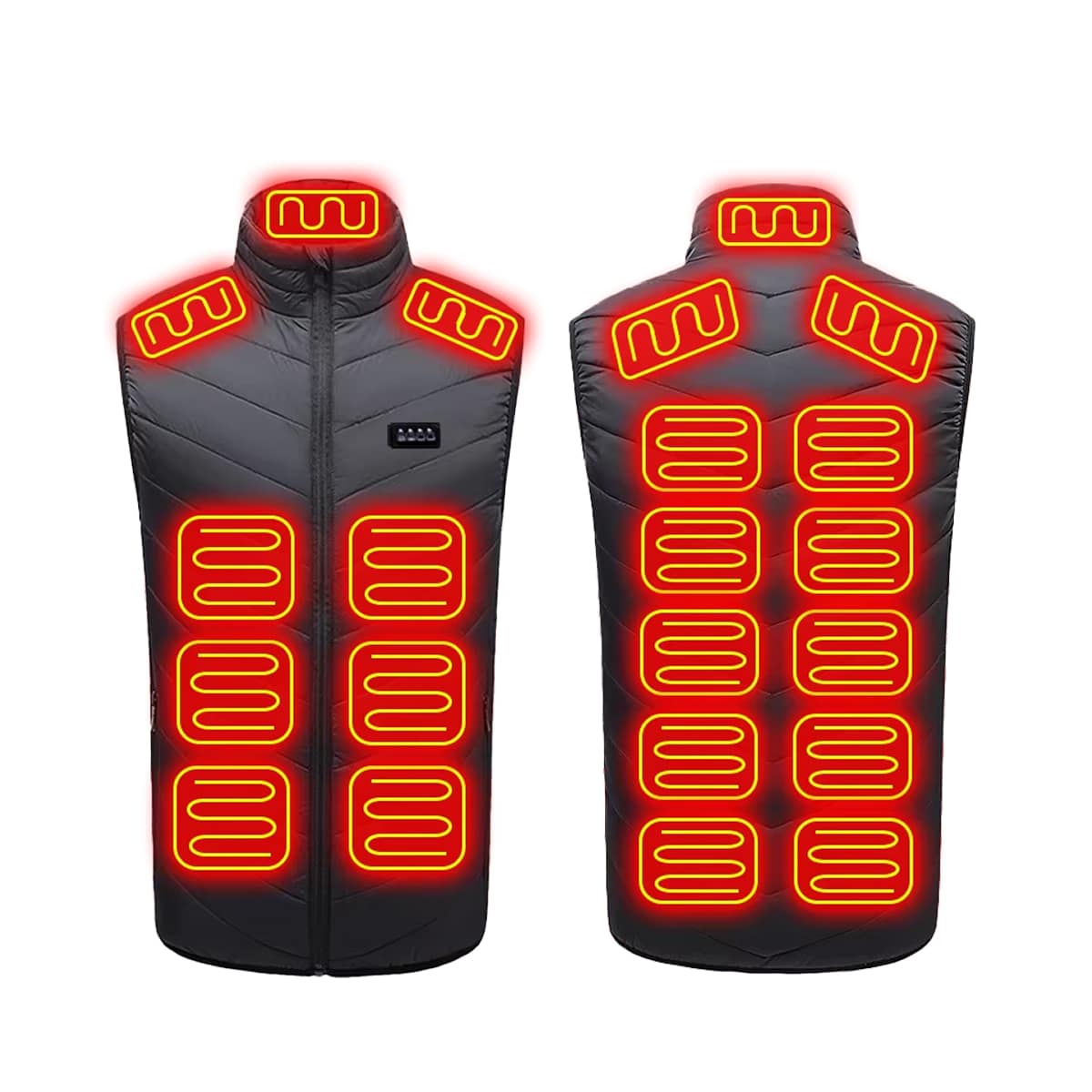 Veste Chauffante ANTARCTICA GEAR - 6 Zones Chauffantes, Batterie 16000 MAh - Pour Ski, Moto, Plein Air Doudoune Chauffante Femme
